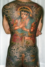 刺青和彫り　背中