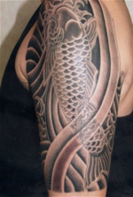 入れ墨　和彫り　腕