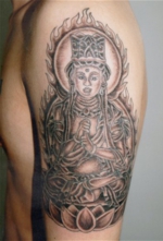 入れ墨　和彫り　腕