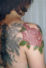 入れ墨　和彫り　腕