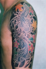 入れ墨　和彫り　腕