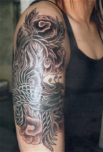 入れ墨　和彫り　腕