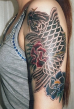 入れ墨　和彫り　腕