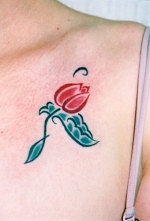 刺青洋彫り　胸