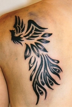 刺青洋彫り　背中