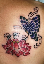 刺青洋彫り　背中