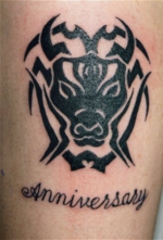 刺青洋彫り　腕