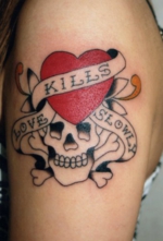 刺青洋彫り　腕