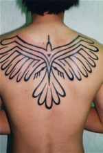 刺青洋彫り　背中全体