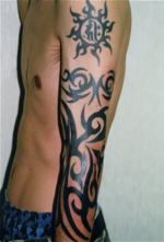 刺青洋彫り　腕