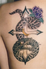 刺青洋彫り　背中