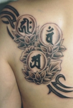 刺青洋彫り　背中