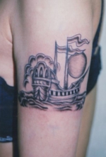 刺青洋彫り　腕