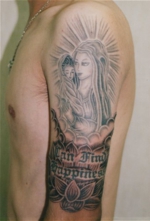 タトゥー 洋彫り 腕