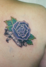 タトゥー 洋彫り 肩