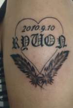 タトゥー 洋彫り 腕